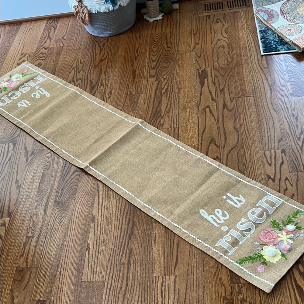 72” Easter table runner